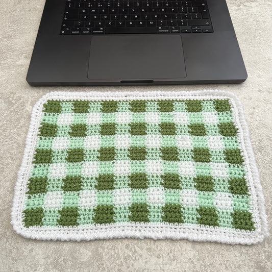 Gingham Desk Mat