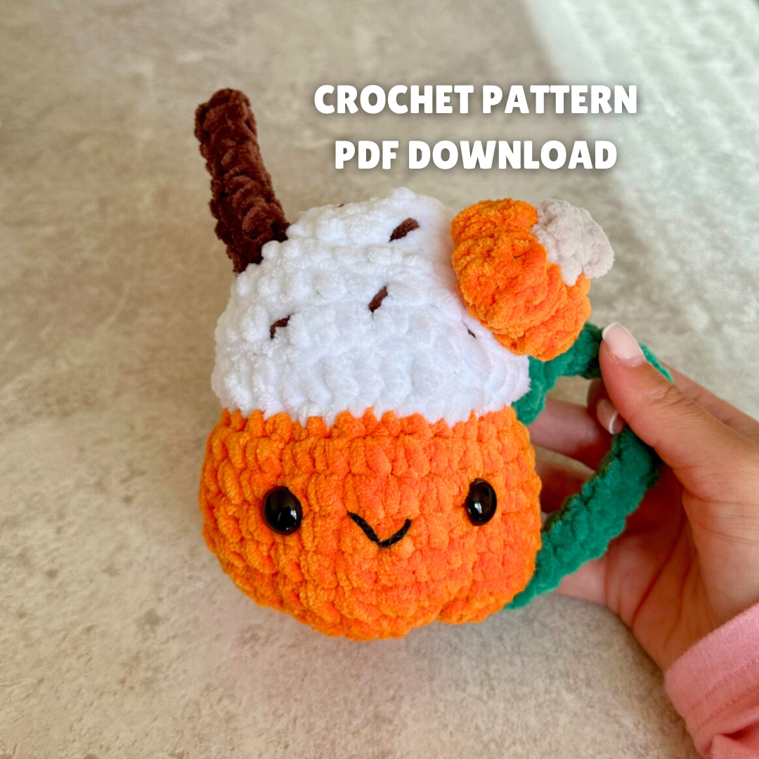 *PATTERN ONLY* Pumpkin Spice Latte Crochet Pattern