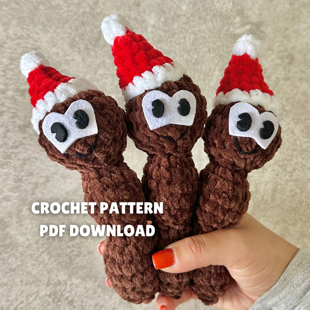 *PATTERN ONLY* Mr Hankey, the Christmas Poo